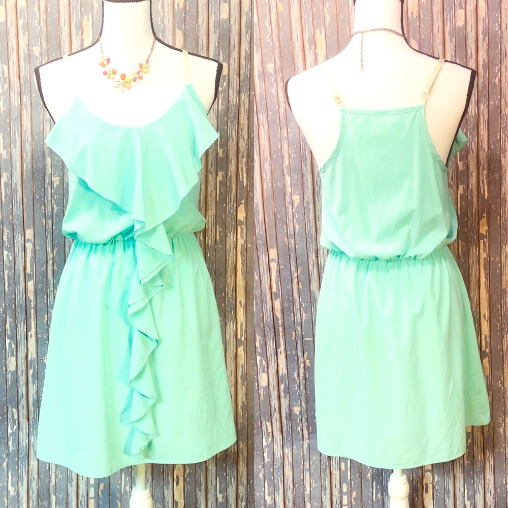 Milky Way Ruffled Dress